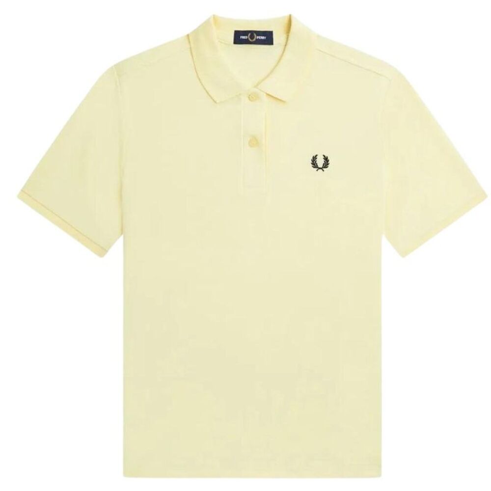 Fred Perry Mens Logo Polo Shirt / Cream